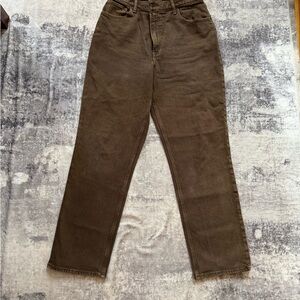 Abercrombie & Fitch Women's High Rise Khaki Chinos Curve Love